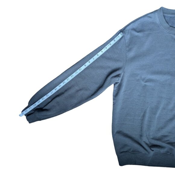 H&M Charcoal Oversized Crewneck Sweater Men Size Medium - Picture 6 of 12